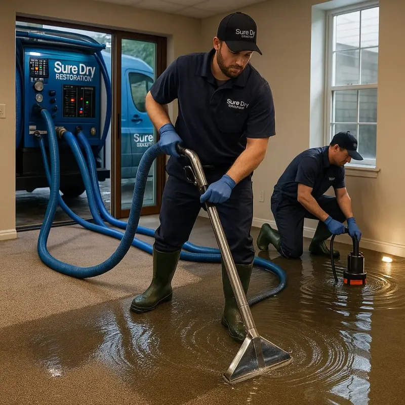 Water Extraction and Removal process in Franklin, PA